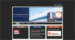 Desktop Screenshot of btsolders.com